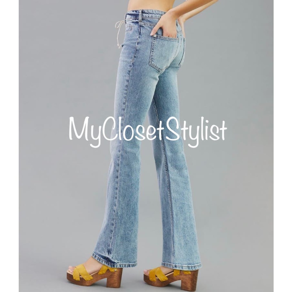 Pilcro LACE-UP Icon Flare Zipper Jeans 28 NEW Anthropologie NWT - Picture 3 of 4
